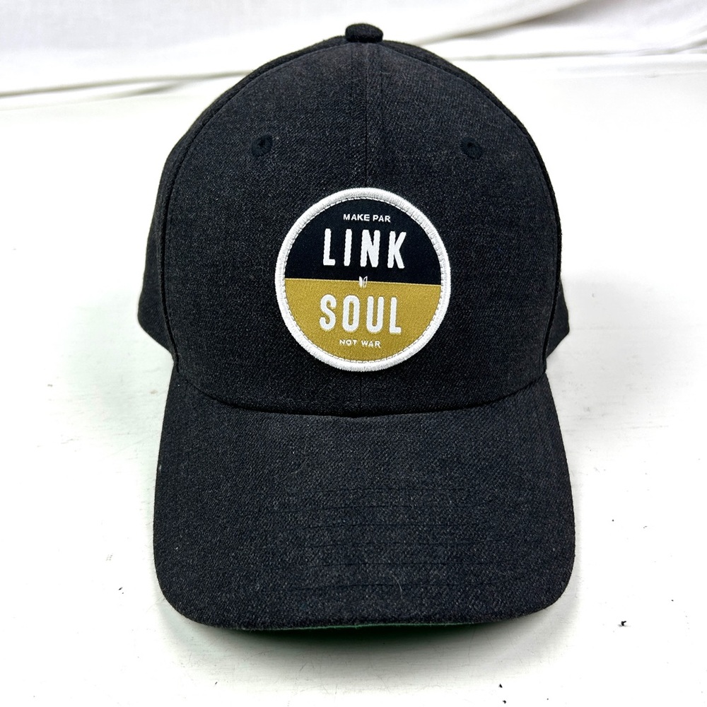 Linksoul Make Par Not War Hat Adjustable SnapBack Gray Wool Cap